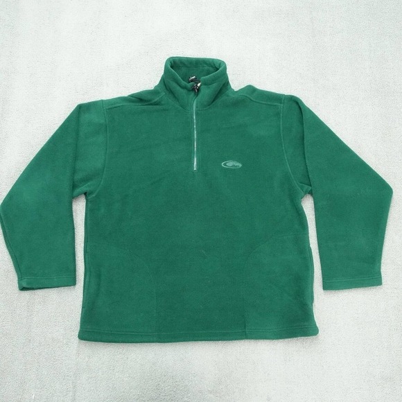 American Eagle Outfitters Sweater Men's Size L Green 100% Polyester 1/4 Zipper - Picture 1 of 6